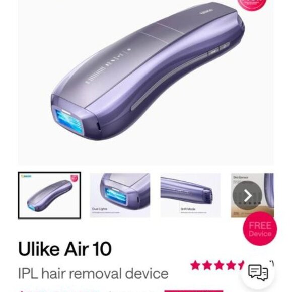 Ulike Air10 IPL Home Hair Removal Laser - Picture 2 of 2